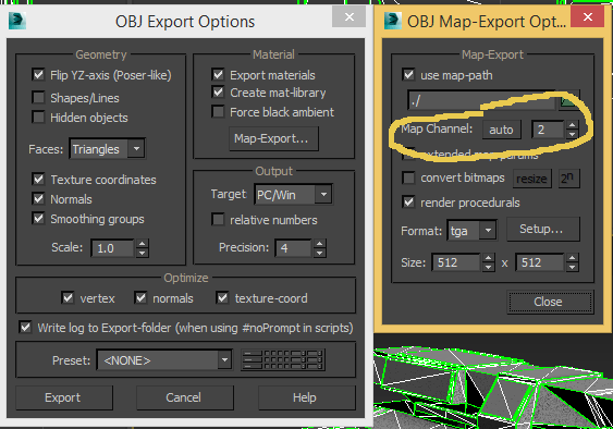 3ds max Difficulties applying texture in 3ds Max for .obj export