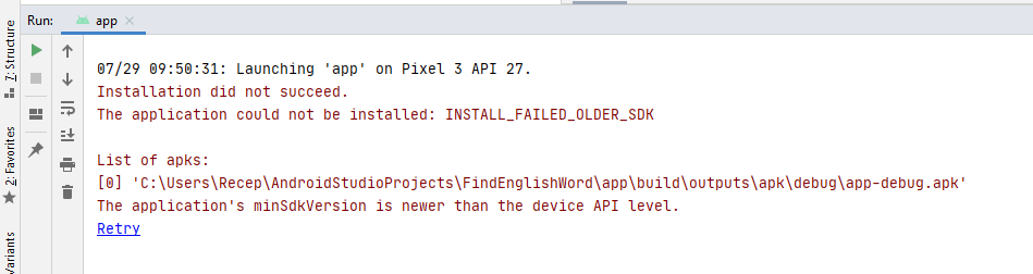 android Manifest merger failed Problem solving didn't work Stack