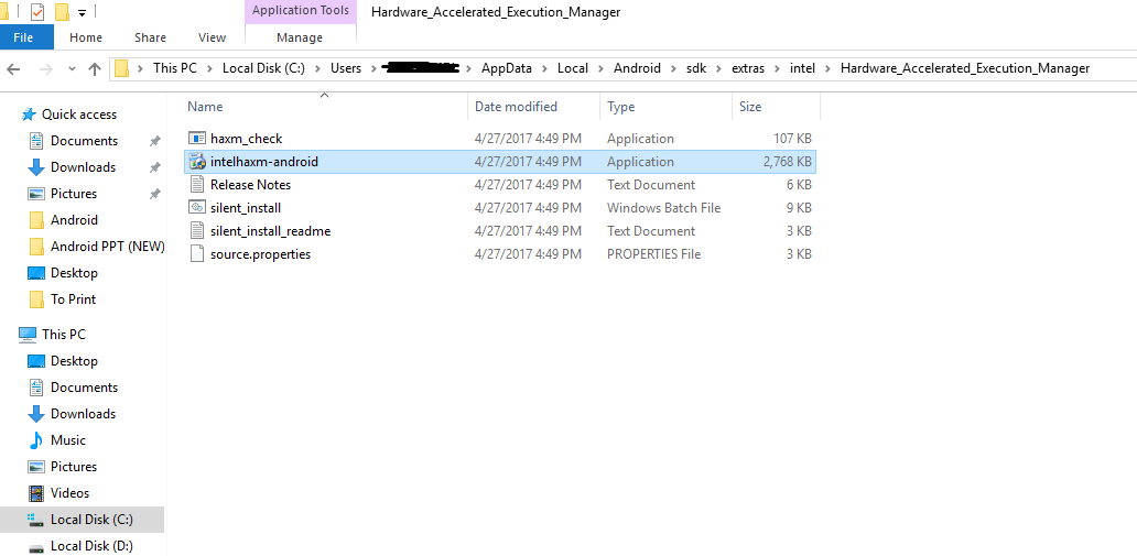 Intel X86 Emulator Accelerator (haxm Installer) Sugartrk