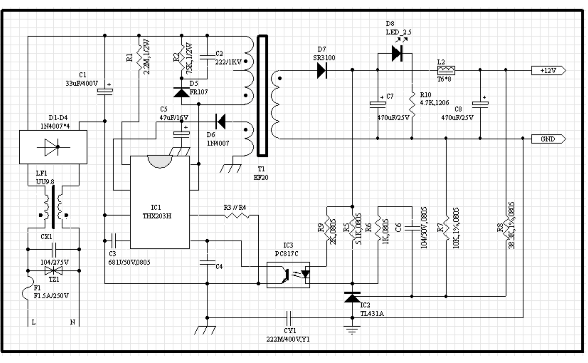 Electrical SMPS shuts down momentarily during relay switching