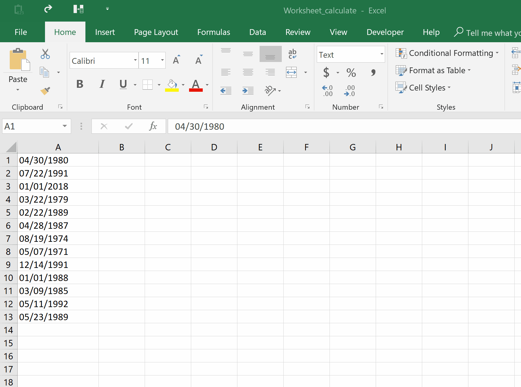 Date format not changed in excel Stack Overflow