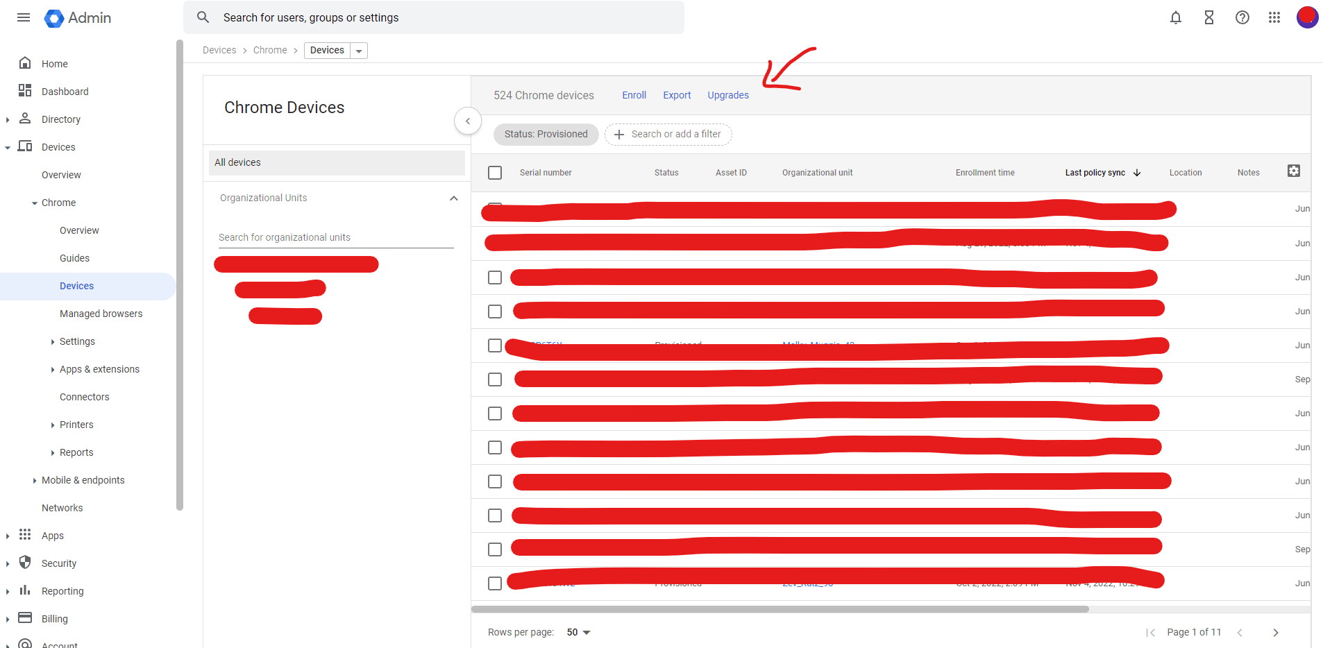 chromebook Way to get Chrome OS available upgrades via Google API