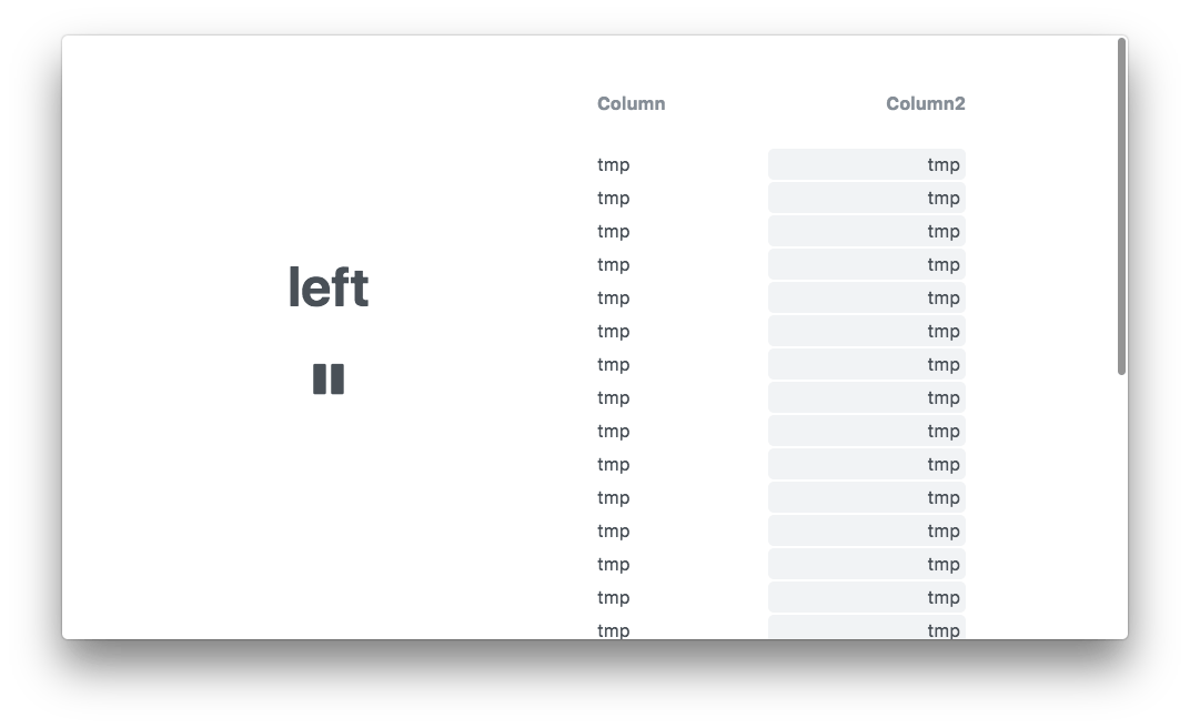 html Vertically Centered, Scrollable Columns with Flexbox Stack
