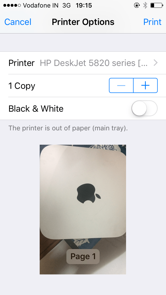 ios UIPrintInteractionController borderless printing Stack Overflow