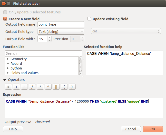 clustering Identify points in a shapefile that have no other point