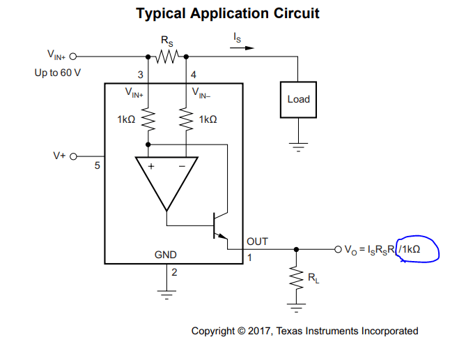 operational amplifier INA168 vs INA169 Highside current sensing