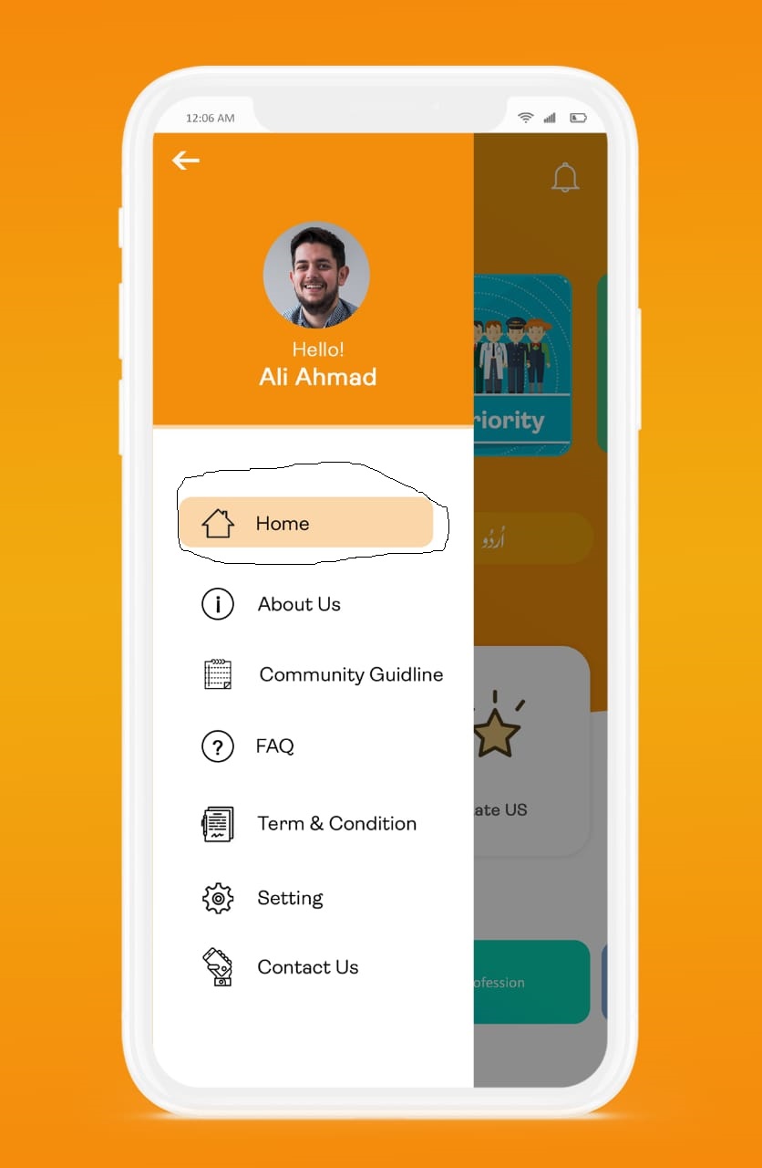 android Navigation drawer selected option design Stack Overflow