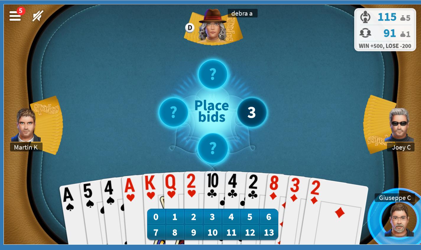 spades Is there a complete study on the statistics to bid? Board