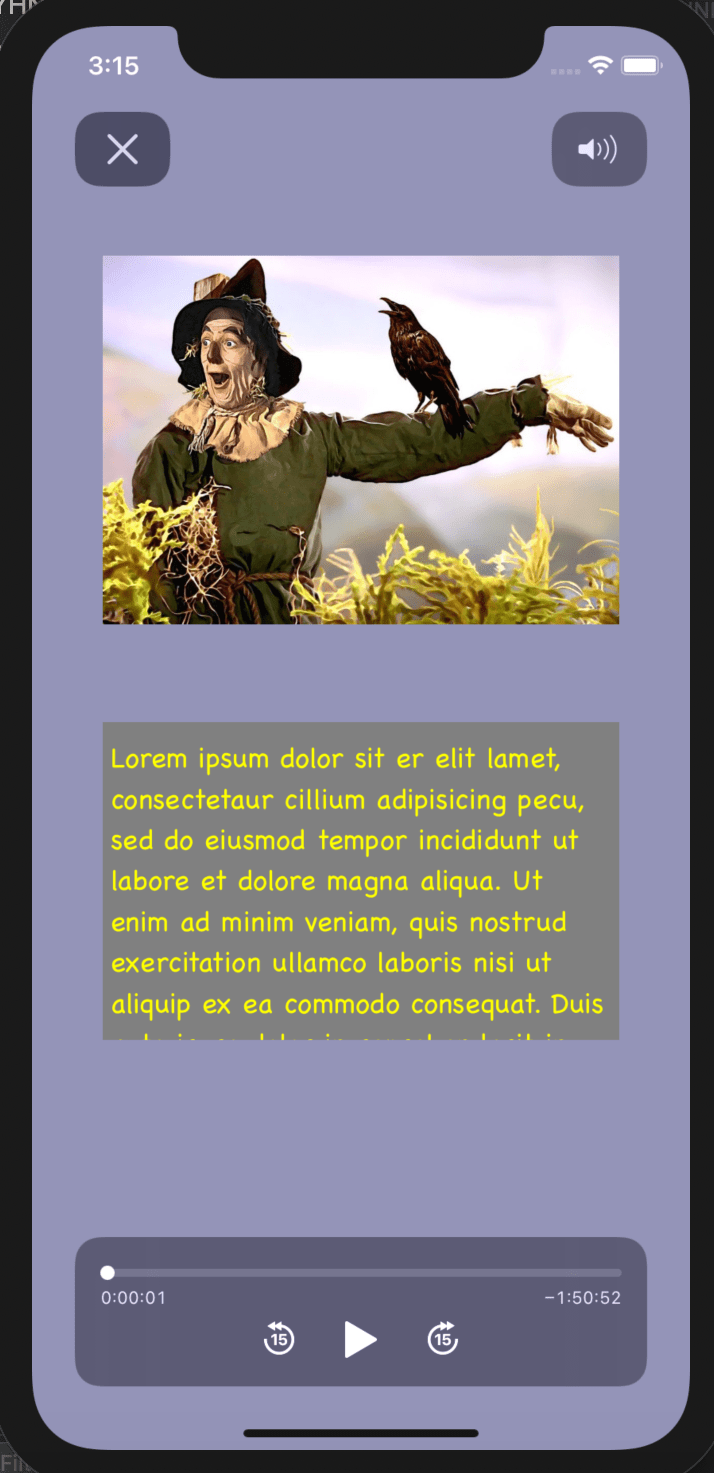 ios How to get textView in subview for AVPlayerViewController to