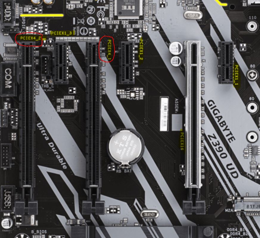 motherboard Maximum Data transmission & PCI slot in GIGABYTE Z390 UD Super User