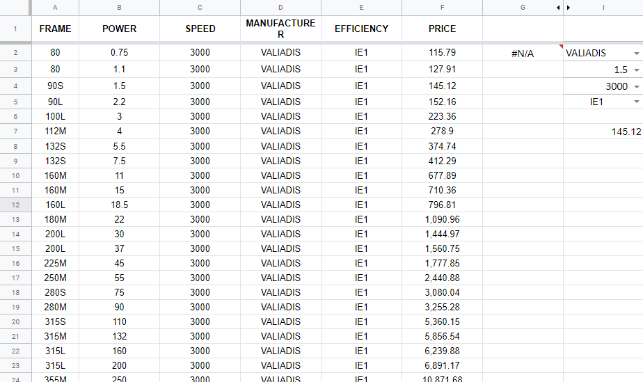 formulas Filter in Filter function Google sheets  Applications