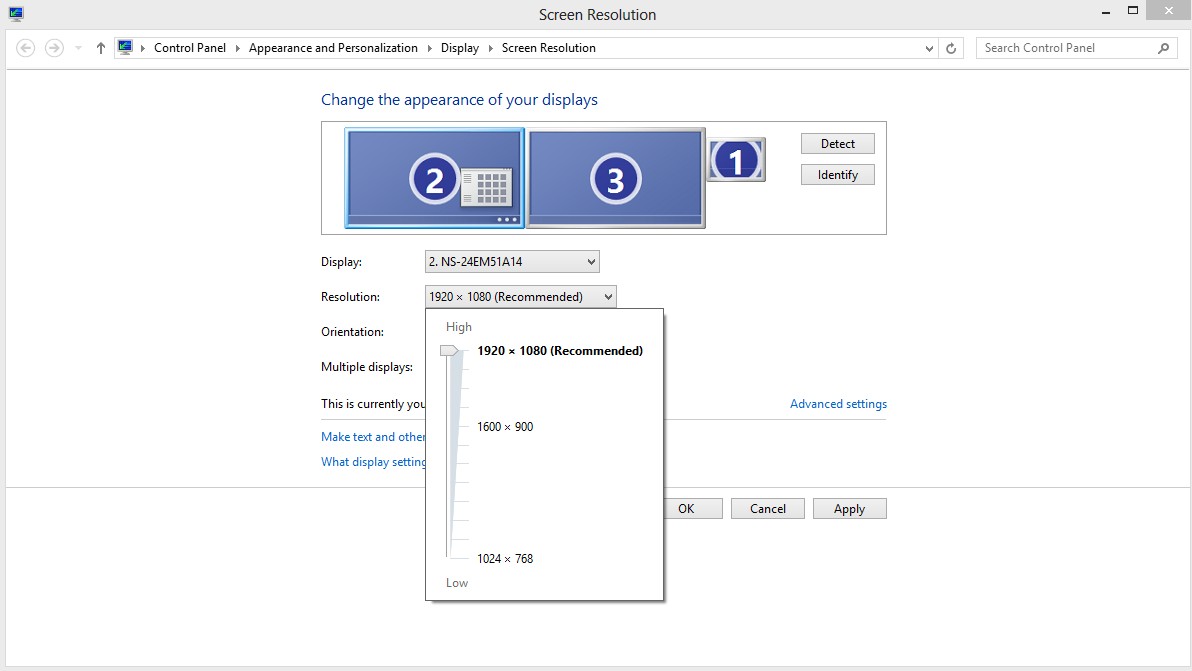 video PC monitors show black margins on top, right, bottom and left