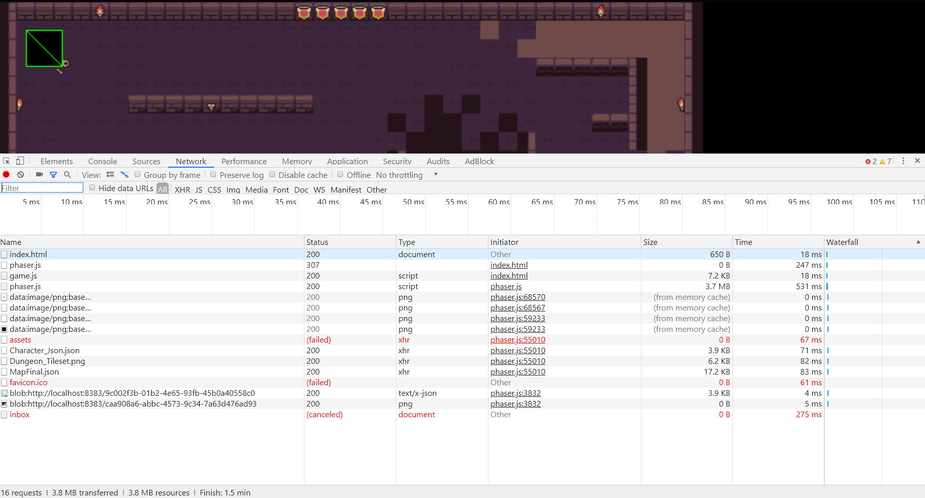 javascript Phaser 3 can not load assets Stack Overflow
