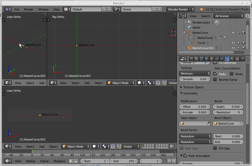 mesh How Do I Create a self drawing 2D Shape? Blender Stack Exchange