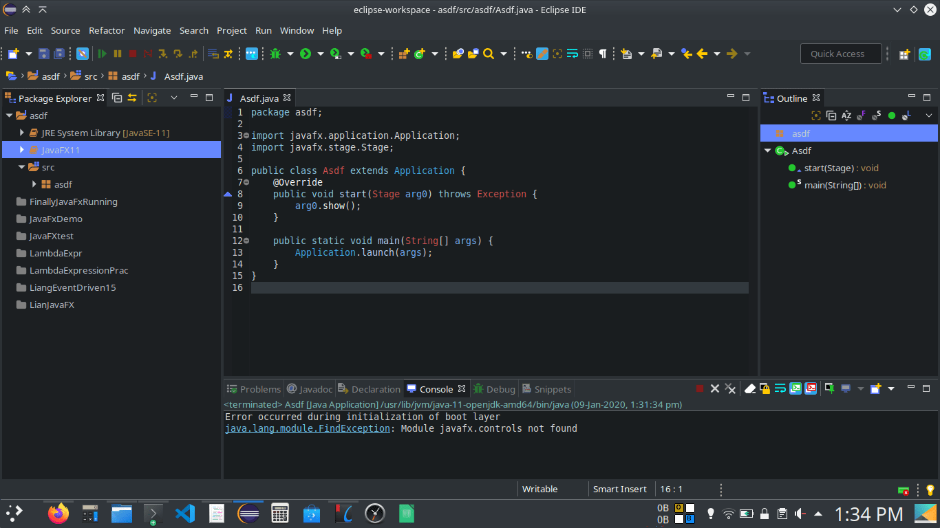 java Module javafx.controls not found Stack Overflow