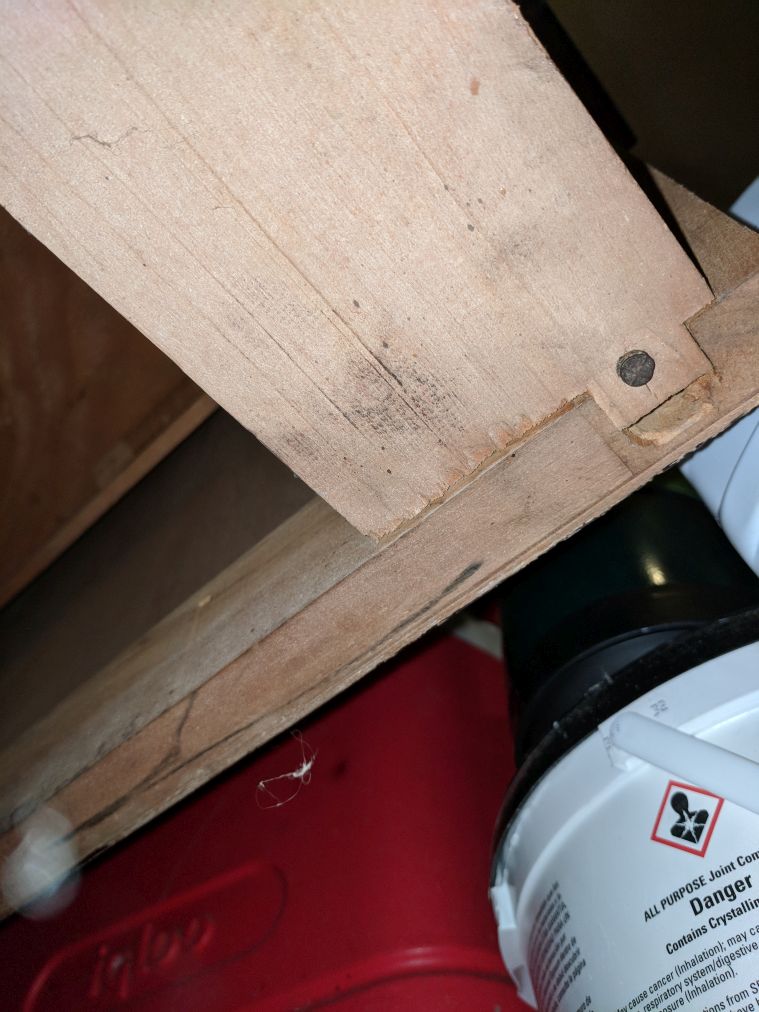 wood repair How do I fix this part of my desk? Woodworking Stack