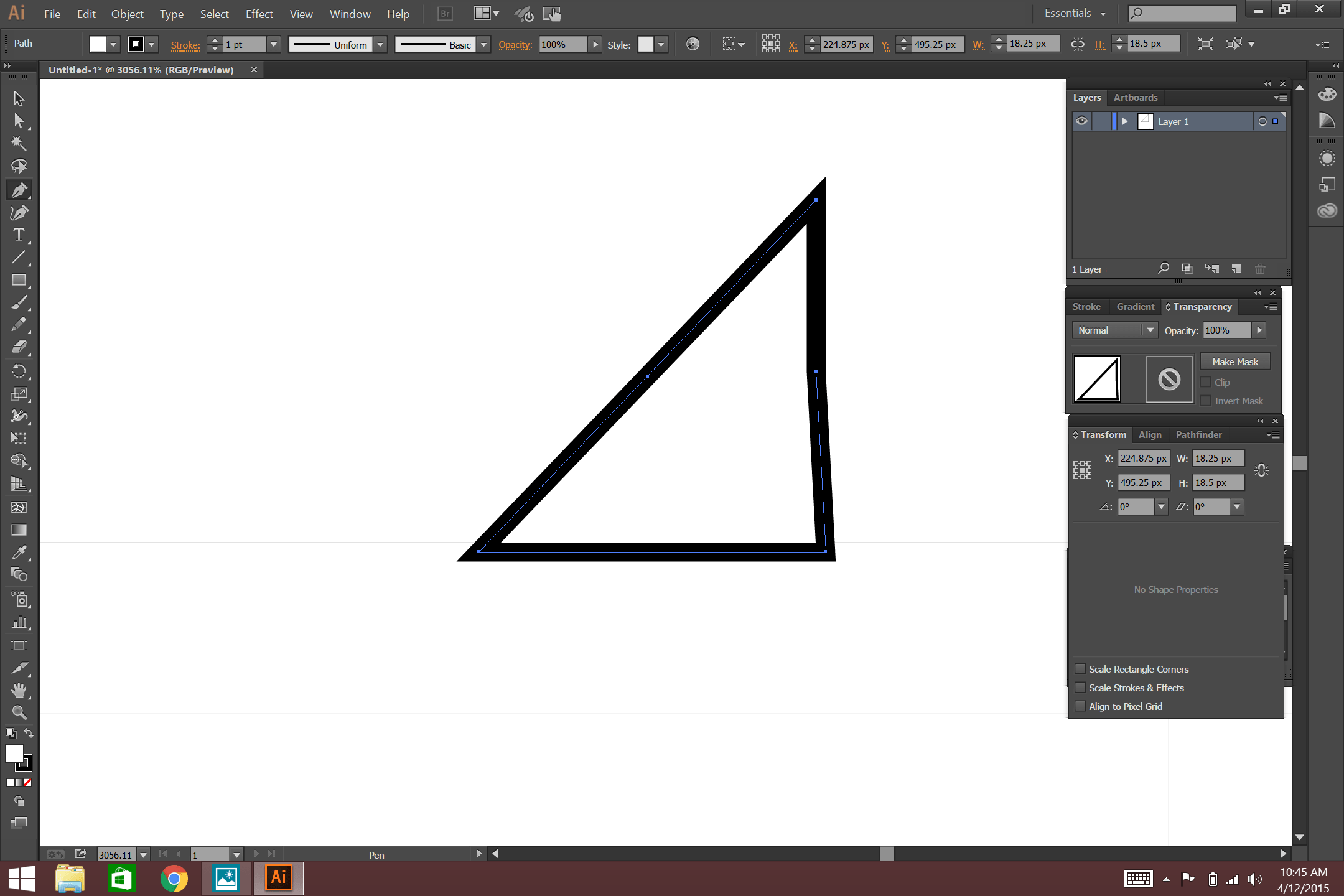 Illustrator CC Snap to Grid with Pen Tool Not Working Correctly
