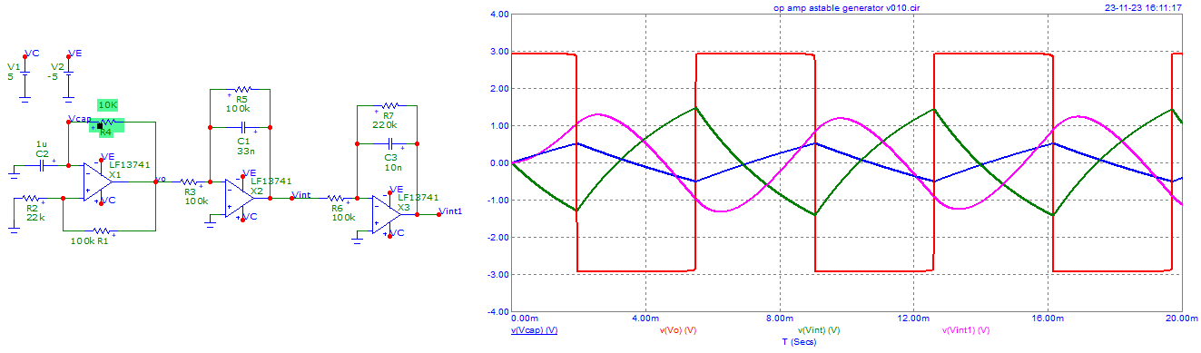 operational amplifier - Why is the output of this LM324 op-amp circuit