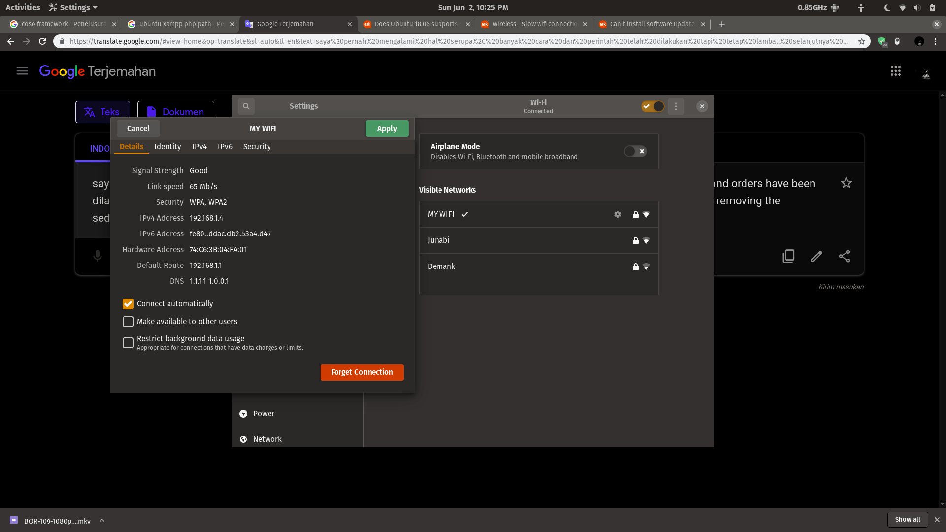 wireless Slow wifi connection ubuntu 18.04 Ask Ubuntu