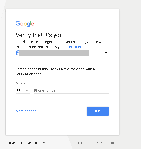 How can I gain access to my Gmail account with my password