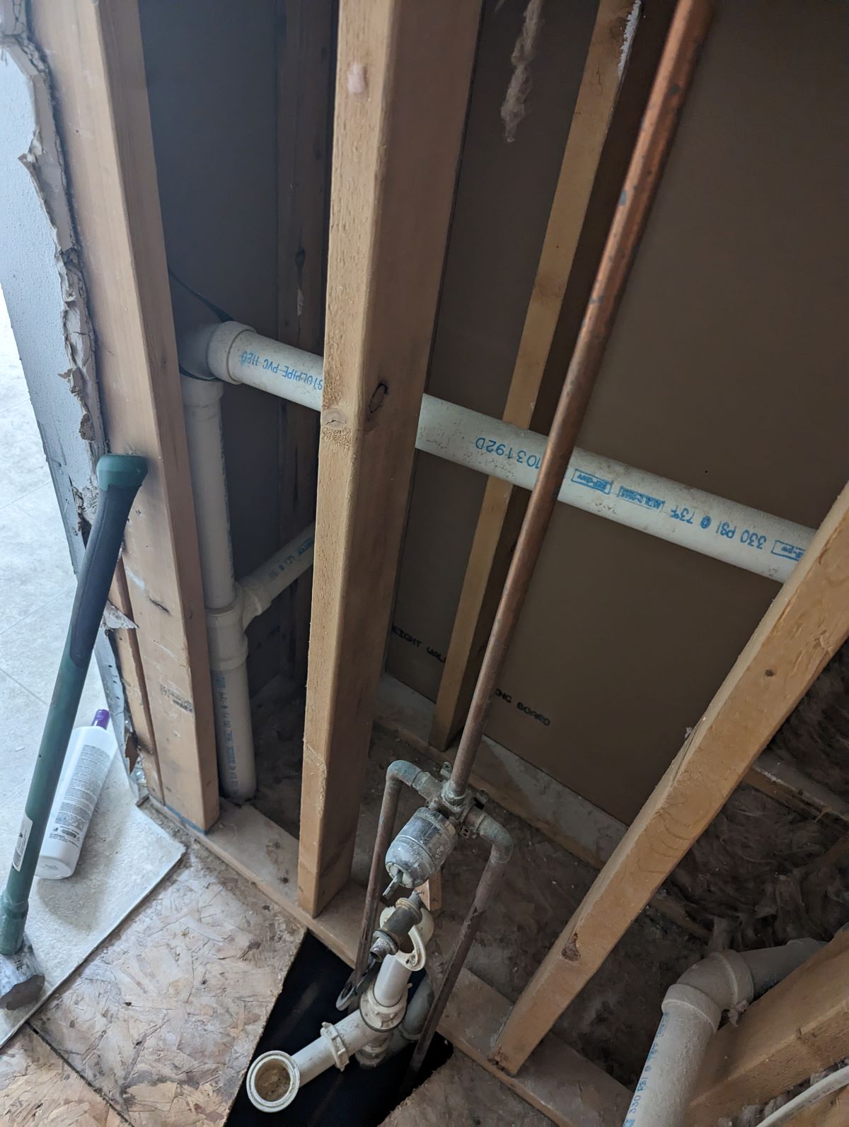 plumbing How should I relocate drain lines as I remove a bathroom