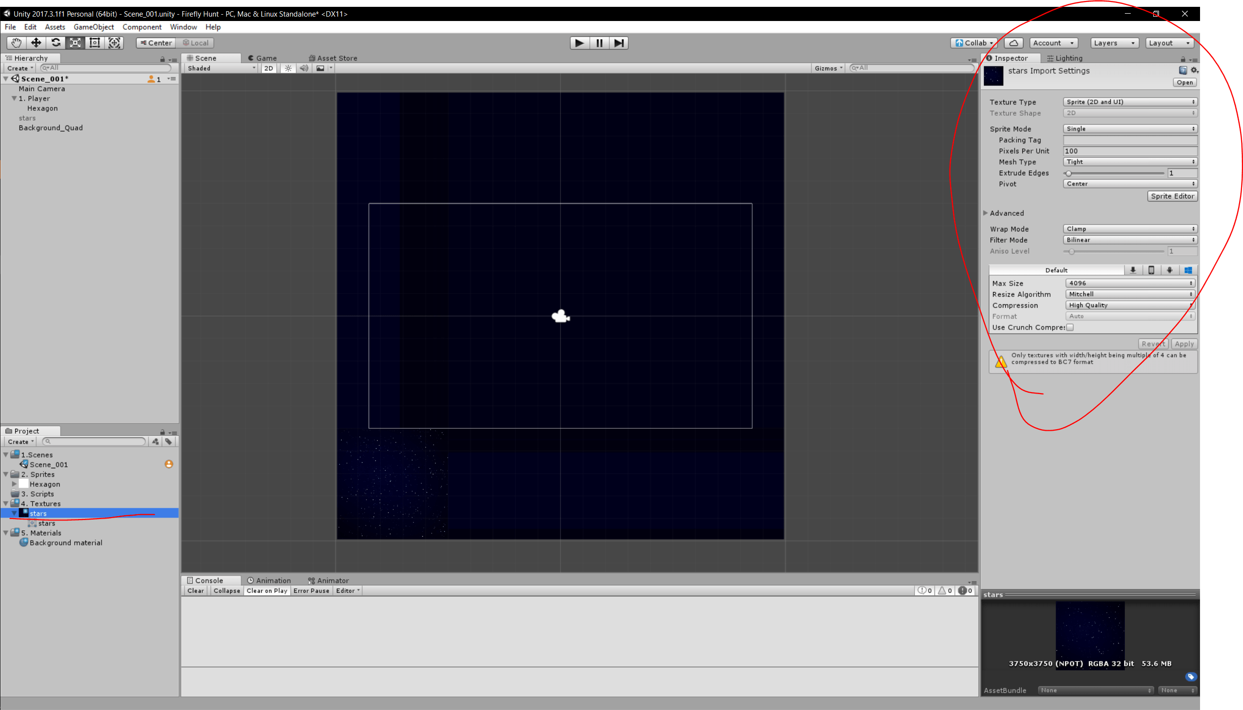 Unity texture formats