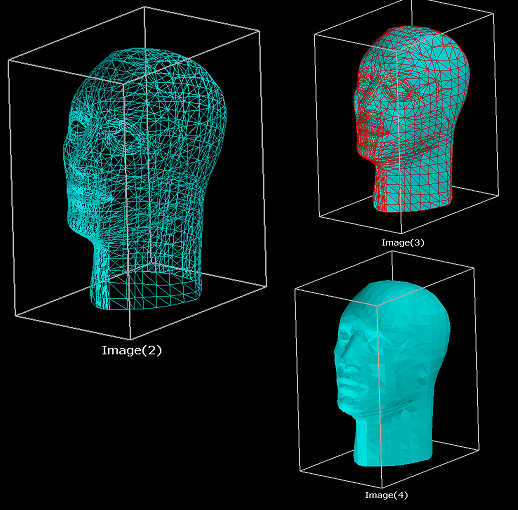 algorithm Mesh generation from points with x, y and z