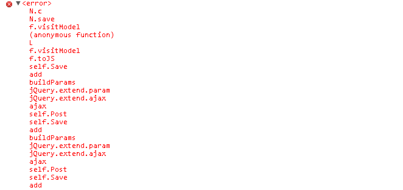 knockout.js Infinite loop when converting knockout object to plain