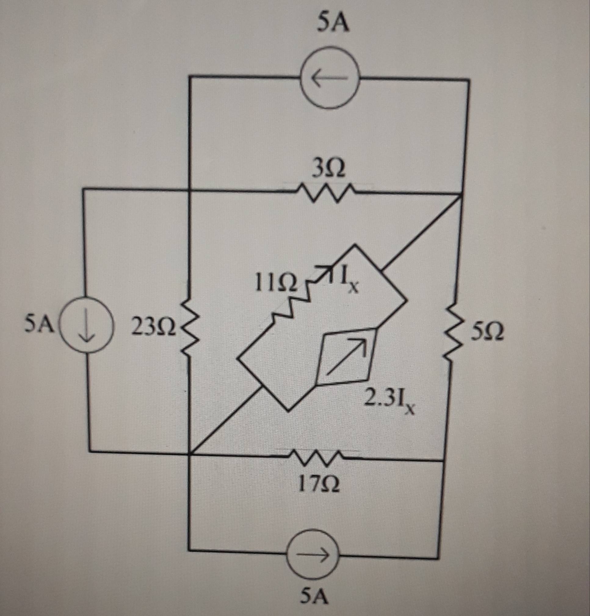 circuit analysis How to solve voltage dependant voltage