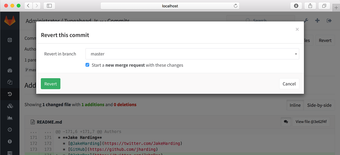 GitLab cancel or delete a push Stack Overflow