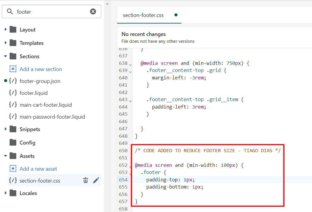 css Shopify Dawn Theme Reduce Footer Size Stack Overflow