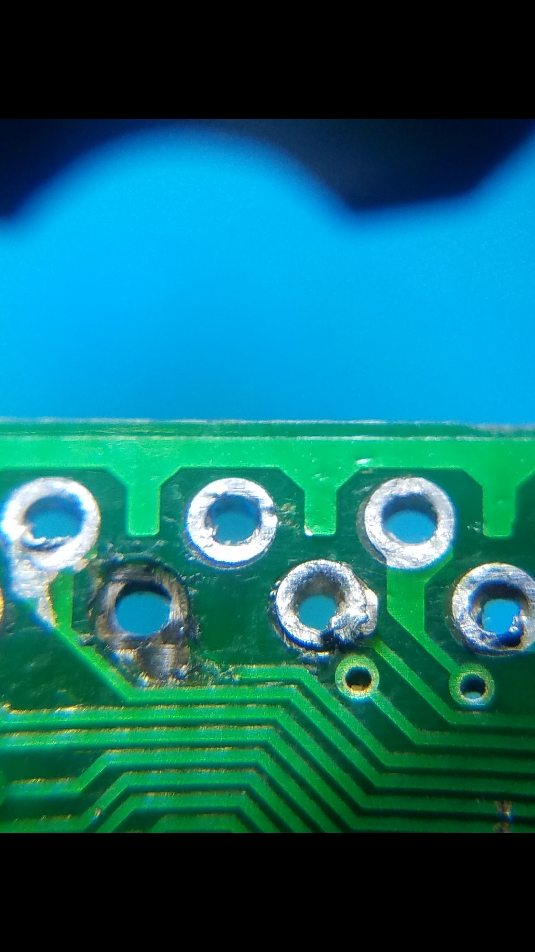 Electronic Eyelet replacement trace repair Valuable Tech Notes