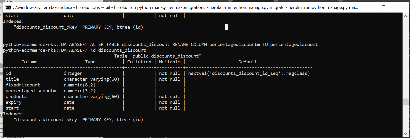 Changing The Column Header Of A Table In A Postgres Database Postgresql