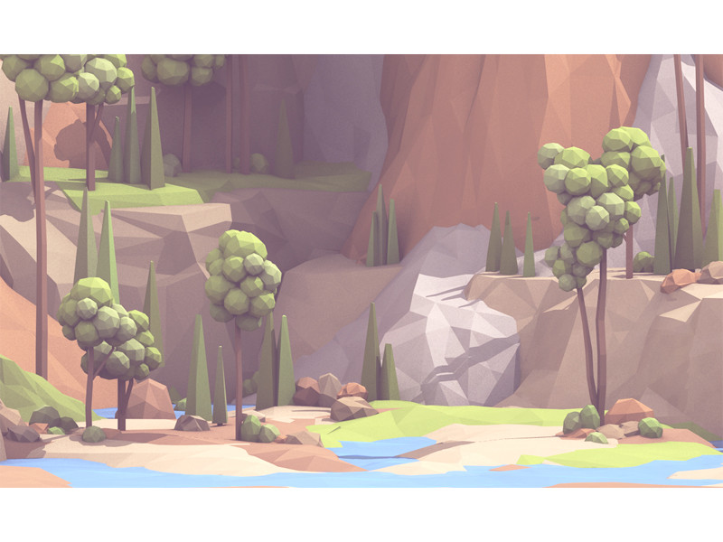 modeling How to Model Low Poly Nature Terrain Blender Stack Exchange