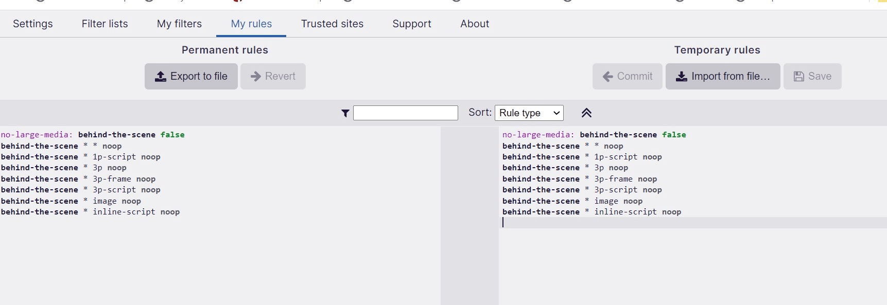 google chrome How can I configure UBlock Origin to be always