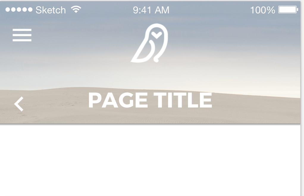 Customizing iOS Navigation Bar height, add background, menu button