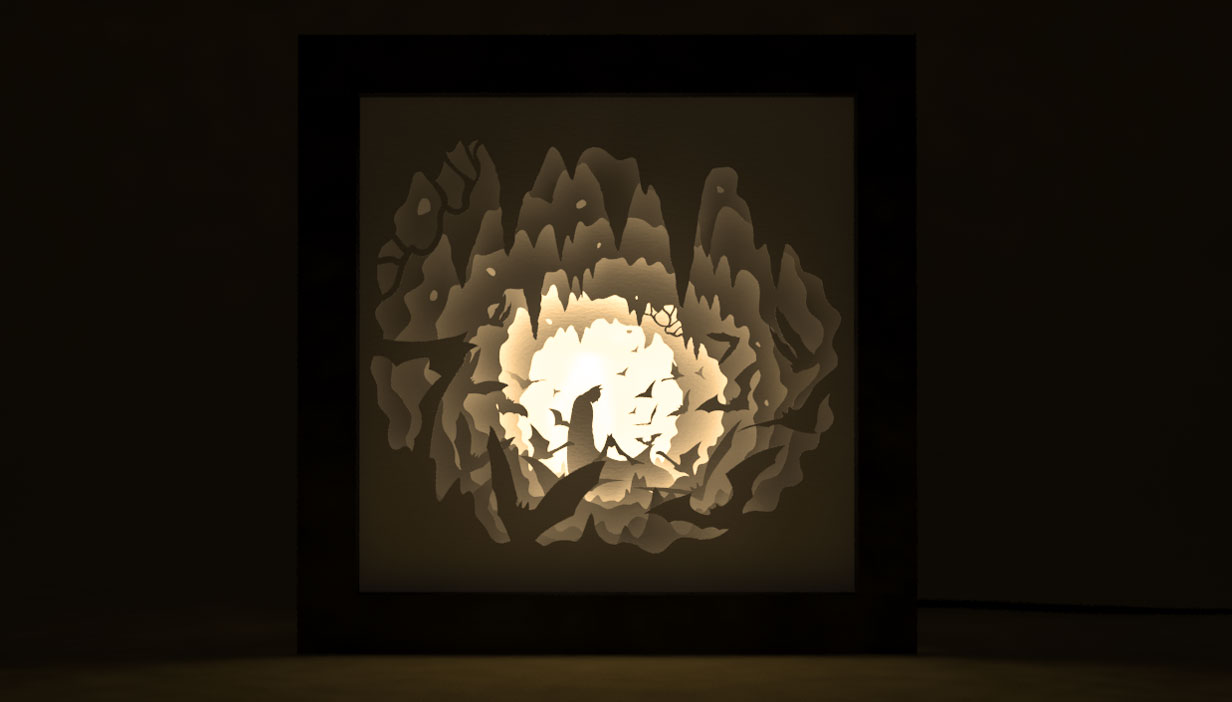 materials Light passing through paper layers. How? Blender Stack