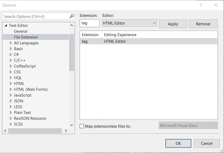 Javascript blocks in Visual Studio with riot.js Stack Overflow