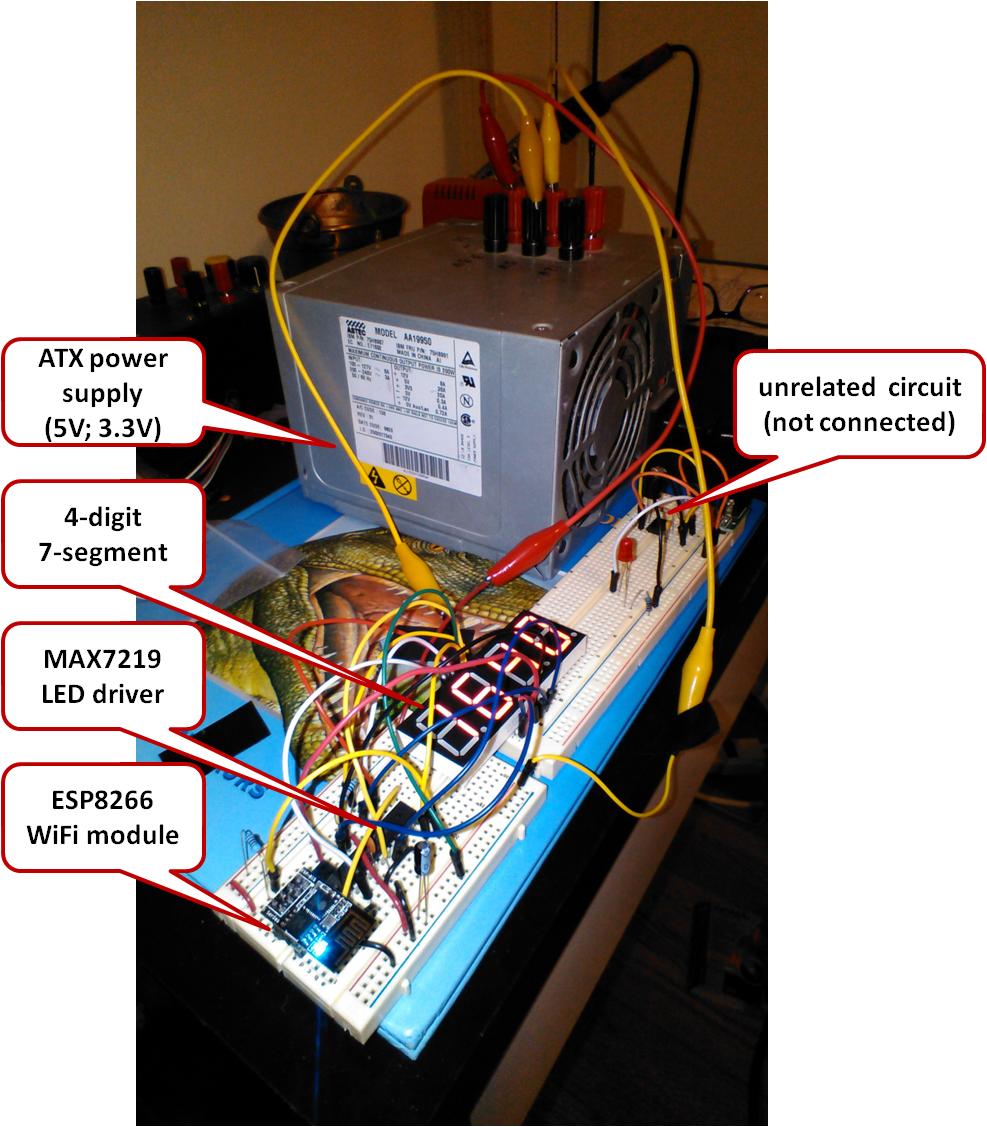 Electrical Selected ESP8266 WiFi modules short out ATX power supply