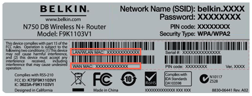 terminal How to view previous inputted MAC Address for WiFi network
