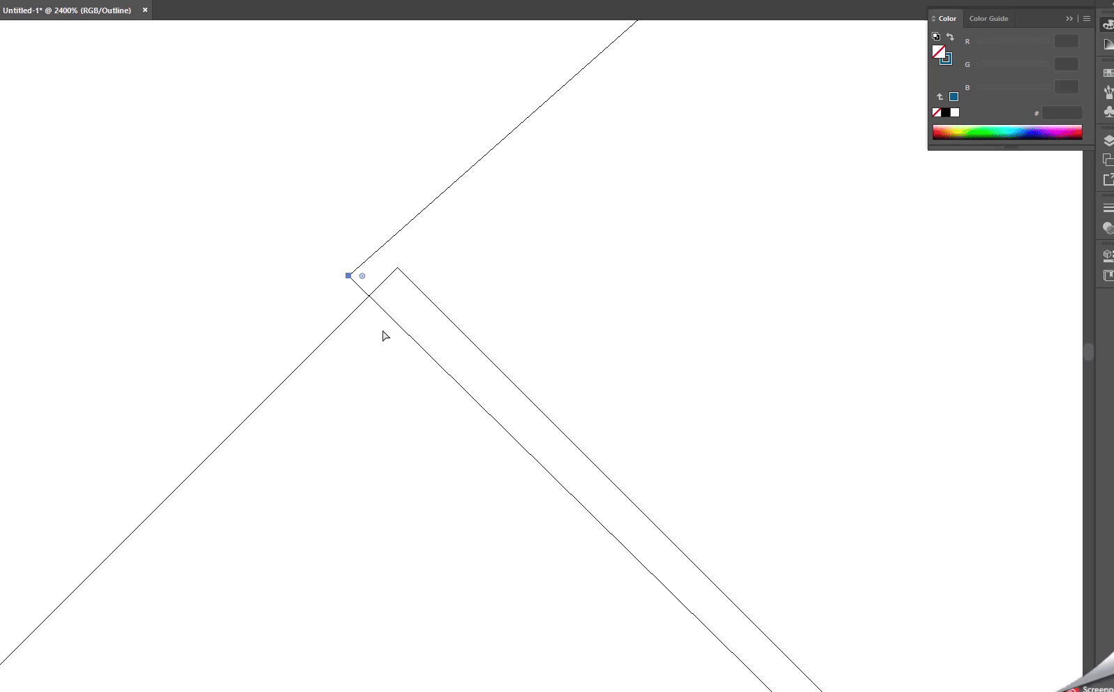 Why is Adobe Illustrator not letting me position anchor points