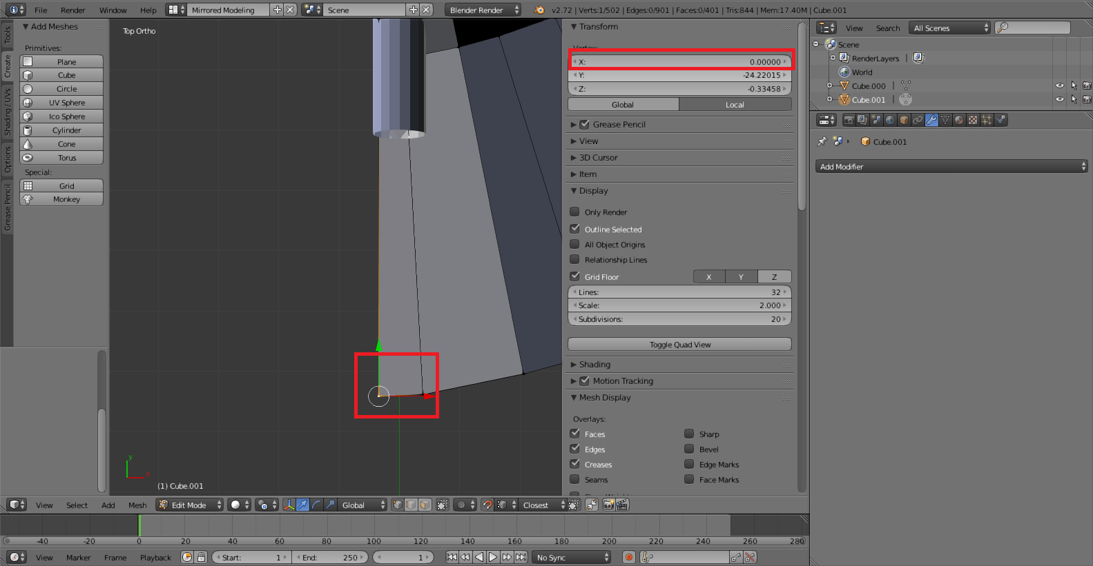 transforms Grid Floor Axis Not Aligned With Zero? Blender Stack