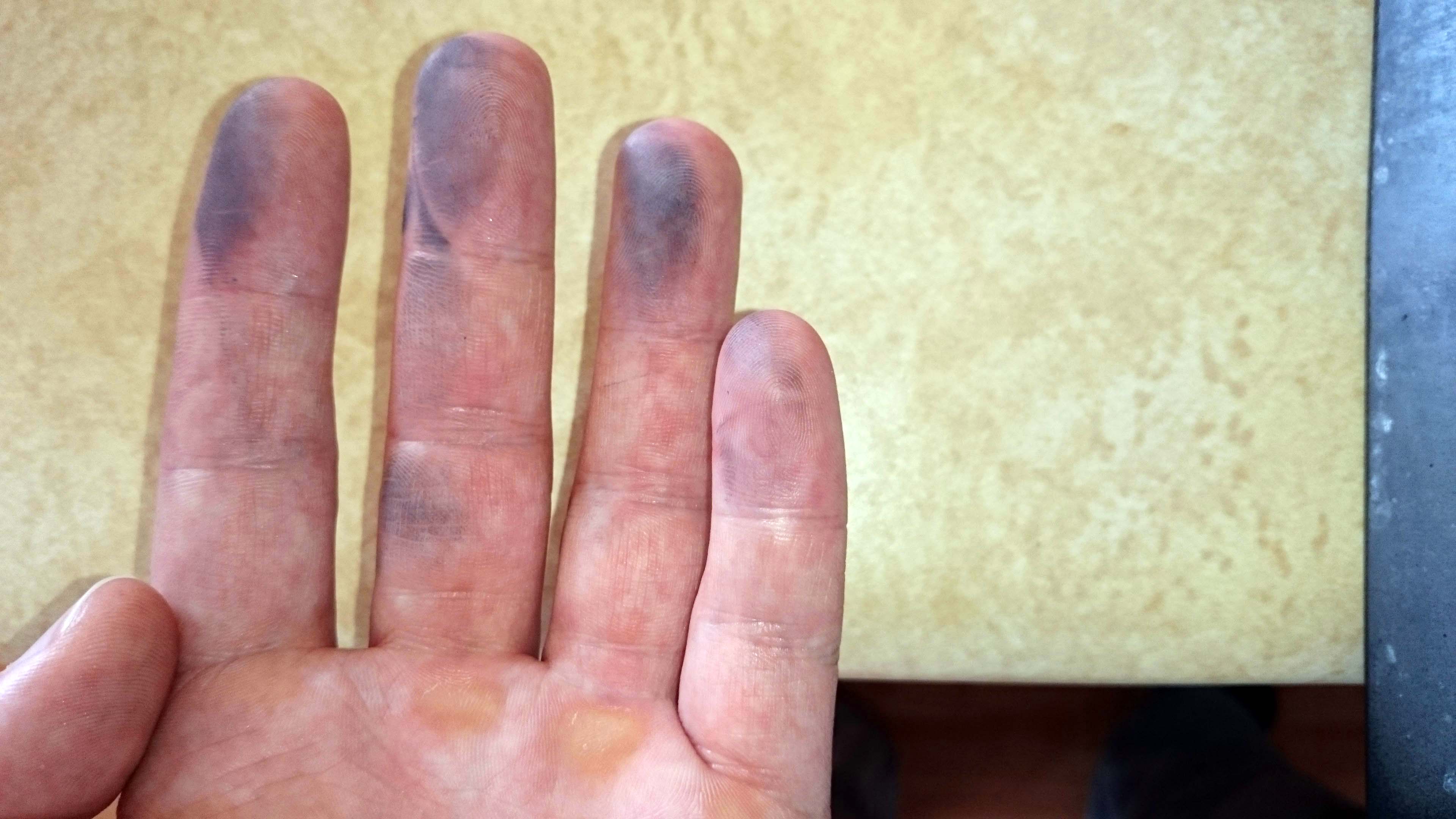 What is this black stuff coming off my Forman grill? Seasoned