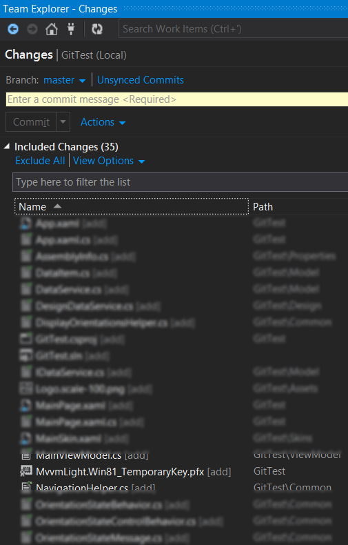 git Why is visual studio committing files in my .gitignore file