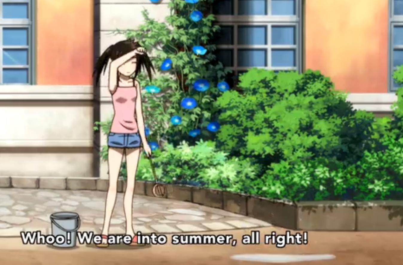 culture Why is she throwing water on the ground? Anime & Manga Stack Exchange