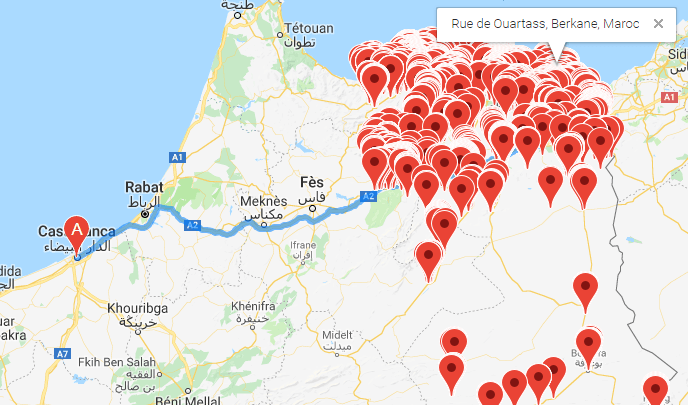 javascript how to hide other markers after display direction on google map Stack Overflow