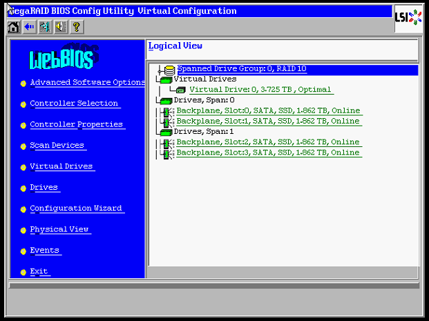 RAID 10 Single drive is showing up as multiple drives in Windows Server