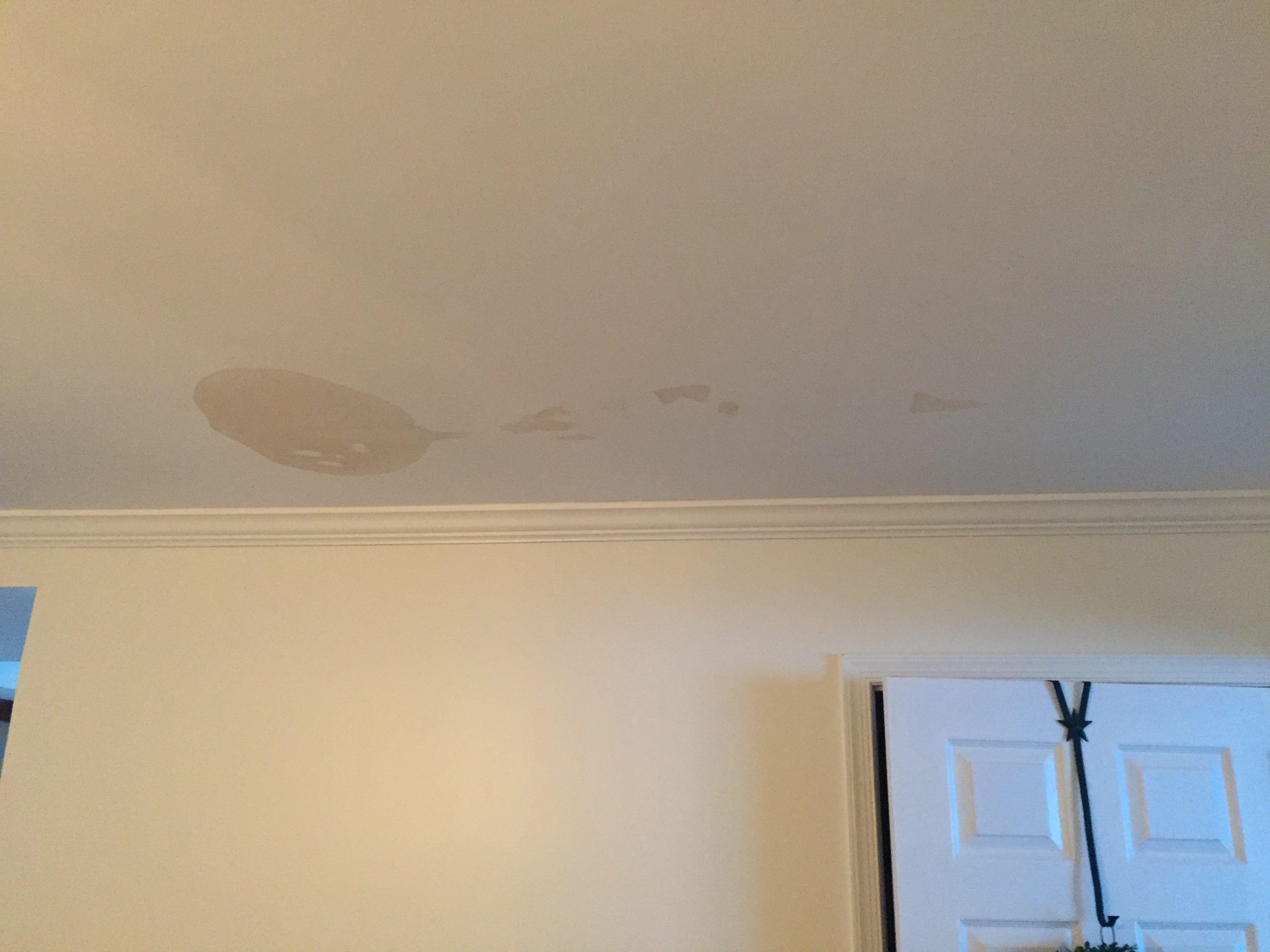 plumbing Repair path leaking bathroom drain and drywall damage