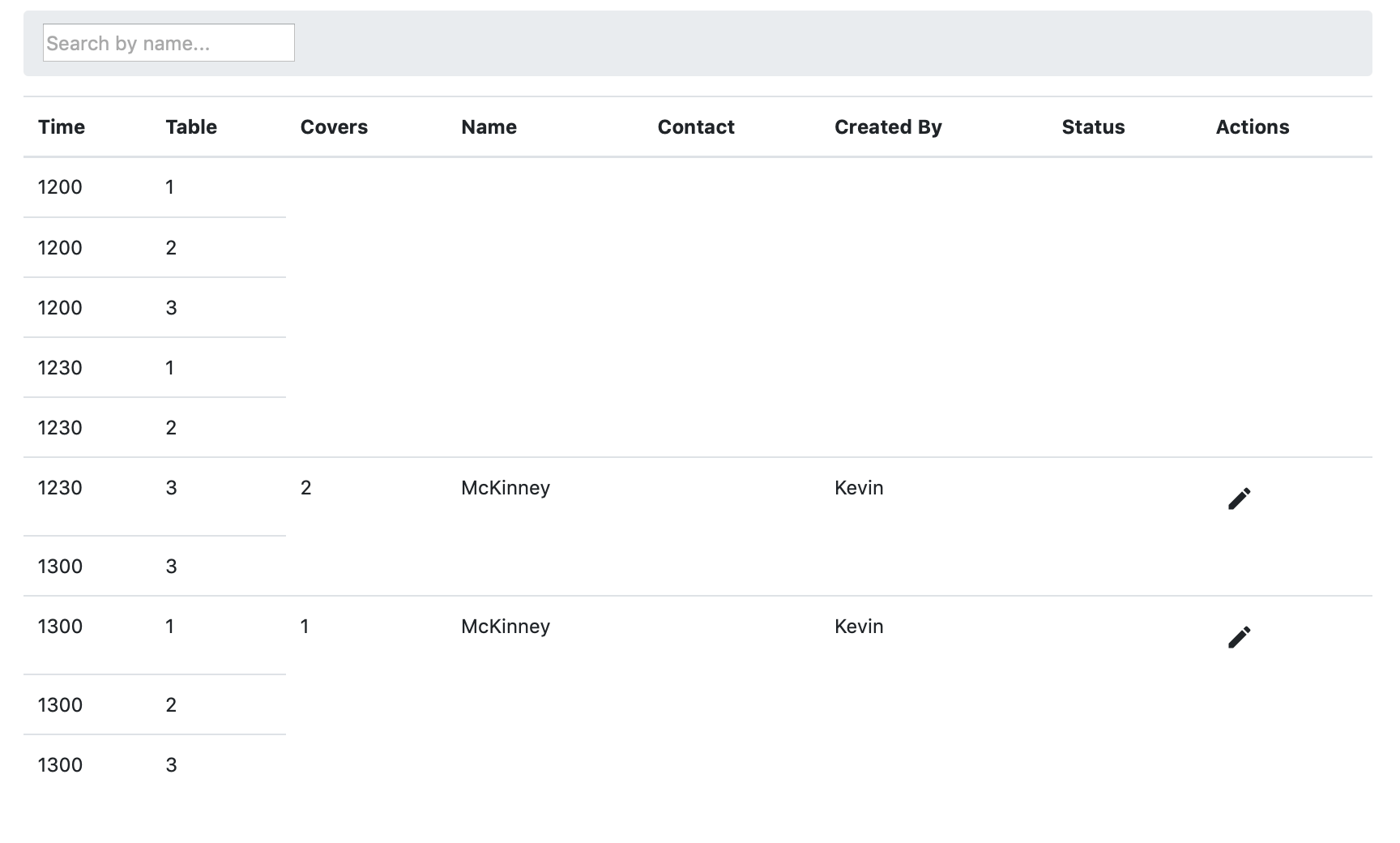 angular HTML table created using *ngFor, populated with a separate