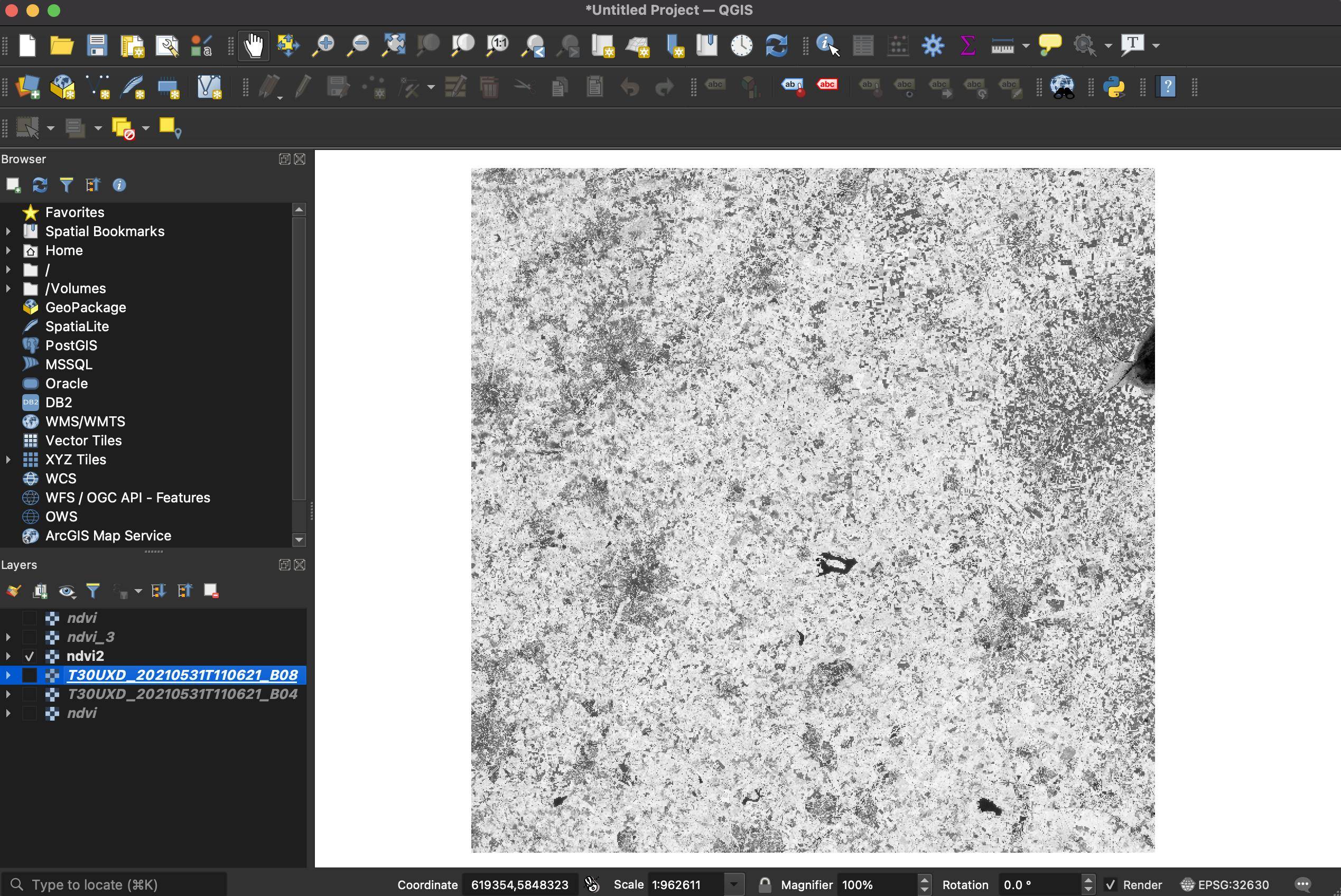 qgis Add color table to NDVI using GDAL Geographic Information